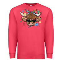 Cardinal autism awareness cow Premium Sweatshirt - MaliasSmallBusiness