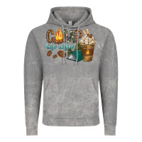 Cloud Rock camp life coffee with coffee cup Vintage Hoodie - texasbilliewilder