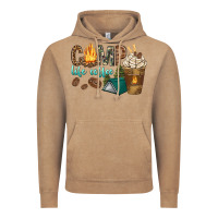 Vintage Coffee camp life coffee with coffee cup Vintage Hoodie - texasbilliewilder