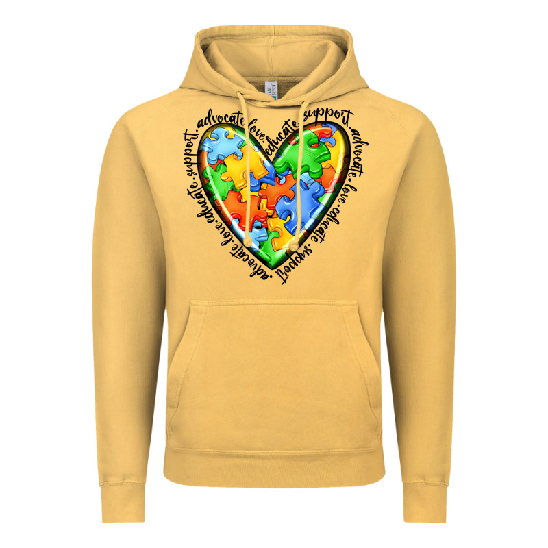 Autism Heart Vintage Hoodie by JahusDesignShop | Teevron