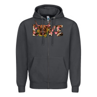 Smoke highland cow love Zipper Hoodie - JahusDesignShop