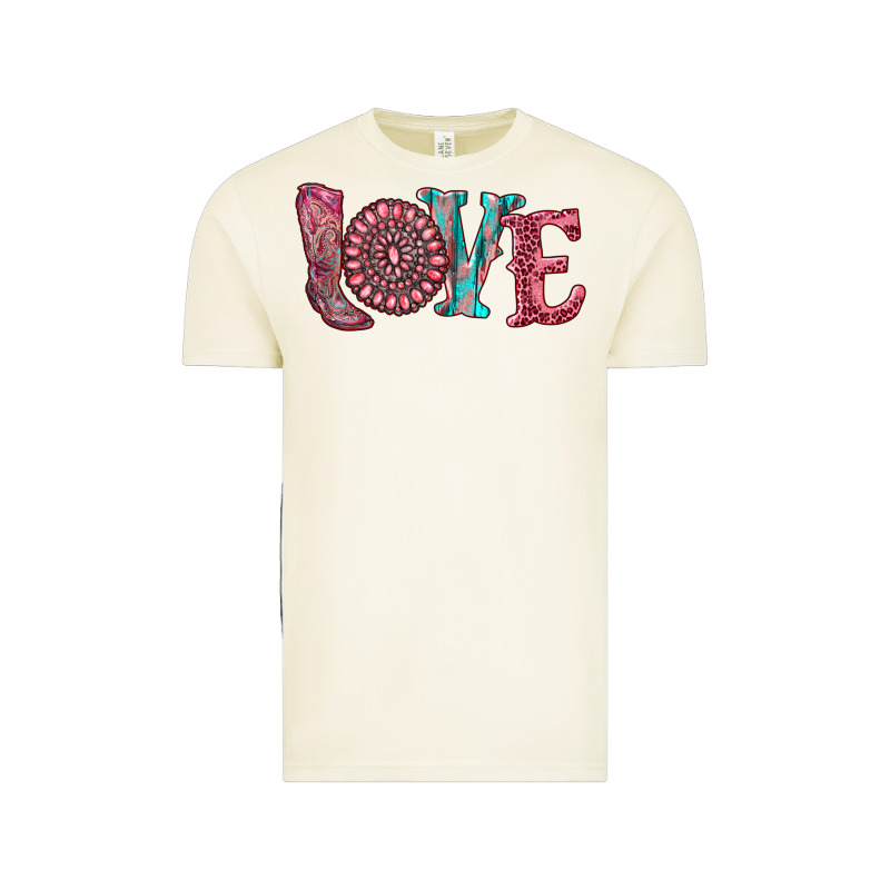 Valentine's Day Love With Boots And Gemstone Vintage Tee by RanaPortraitStore | Teevron