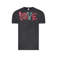 Vintage Black valentine's day love with boots and gemstone Vintage Tee - RanaPortraitStore