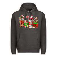 Smoke Santa coffee cups Premium Hoodie - NancyCooperArtShop