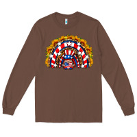 Chestnut usa gnome sunflower rainbow Long Sleeve Tee - HRA Design Shop