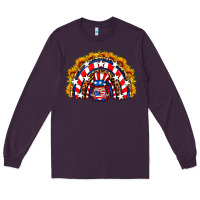 Plum usa gnome sunflower rainbow Long Sleeve Tee - HRA Design Shop