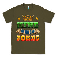 Army Green king of the jokes Classic Tee - HRA Design Shop
