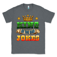 Charcoal Heather king of the jokes Classic Tee - HRA Design Shop