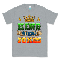 Heather Grey king of the jokes Classic Tee - HRA Design Shop