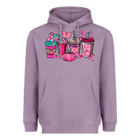 Lavender cancer coffee cups Heavyweight Hoodie - NancyCooperArtShop