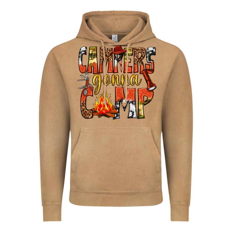 Campers Gonna Camp Western Vintage Hoodie by texasbilliewilder | Teevron