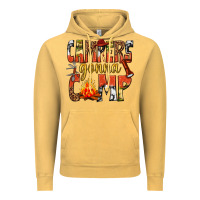 Vintage Mustard campers gonna camp western Vintage Hoodie - texasbilliewilder