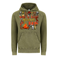 Vintage Olive campers gonna camp western Vintage Hoodie - texasbilliewilder