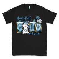 Black Baby It's Cold Outside Classic Tee - FaDigitalArtStudio