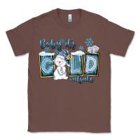 Chestnut Baby It's Cold Outside Classic Tee - FaDigitalArtStudio