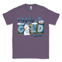 Lavender Baby It's Cold Outside Classic Tee - FaDigitalArtStudio