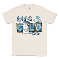 Natural Baby It's Cold Outside Classic Tee - FaDigitalArtStudio