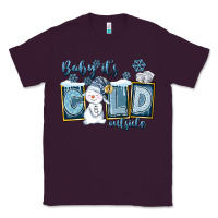 Plum Baby It's Cold Outside Classic Tee - FaDigitalArtStudio