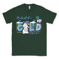 Sports Green Baby It's Cold Outside Classic Tee - FaDigitalArtStudio