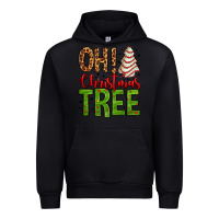 Black oh Christmas tree cake Urban Hoodie - Jasminsmagicworld