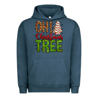 Pigment Midnight Navy oh Christmas tree cake Urban Hoodie - Jasminsmagicworld