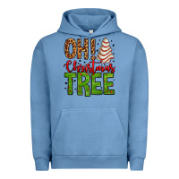 Pigment Pebble Blue oh Christmas tree cake Urban Hoodie - Jasminsmagicworld