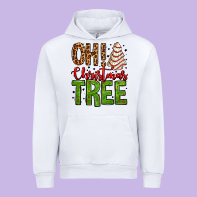 Oh Christmas Tree Cake Urban Hoodie Designed By Jasminsmagicworld