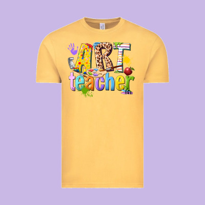 Art Teacher Vintage Tee Designed By Texasbilliewilder