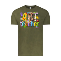 Vintage Olive art teacher Vintage Tee - texasbilliewilder
