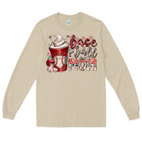 Mushroom baseball mom coffee Long Sleeve Tee - RacoonDesign