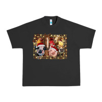 Pigment Black christmas farm animals Urban Heavy Tee - RanaPortraitStore