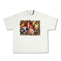 Pistachio christmas farm animals Urban Heavy Tee - RanaPortraitStore
