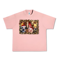 Salmon christmas farm animals Urban Heavy Tee - RanaPortraitStore