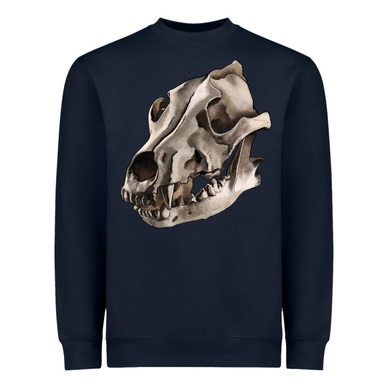 Wolf Skull Heavyweight Sweatshirt by RanaPortraitStore | Teevron