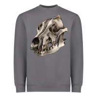Storm Wolf skull Heavyweight Sweatshirt - RanaPortraitStore