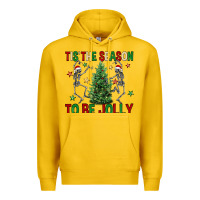 Lemon Tis' the season to be Jolly Premium Hoodie - NancyCooperArtShop