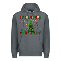 Rock Tis' the season to be Jolly Premium Hoodie - NancyCooperArtShop