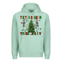 Seafoam Tis' the season to be Jolly Premium Hoodie - NancyCooperArtShop