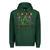 Sports Green Tis' the season to be Jolly Premium Hoodie - NancyCooperArtShop