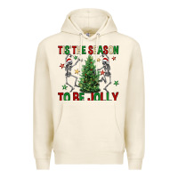 Tofu Tis' the season to be Jolly Premium Hoodie - NancyCooperArtShop