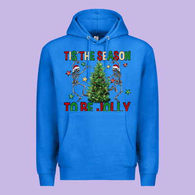 Tis' The Season To Be Jolly Premium Hoodie Designed By Nancycooperartshop