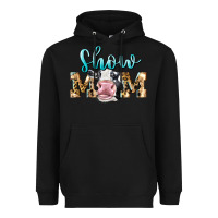 Black Western Show Mom Holstein Heavyweight Hoodie - LillyAllenDesigns