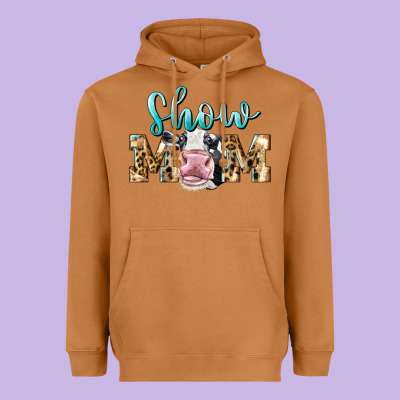 Western Show Mom Holstein Heavyweight Hoodie Designed By Lillyallendesigns