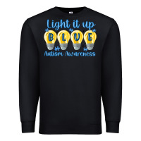 Black light it up Premium Sweatshirt - MaliasSmallBusiness