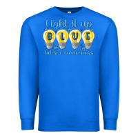 True Royal light it up Premium Sweatshirt - MaliasSmallBusiness
