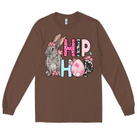 Chestnut Easter Day Hip hop bunny Long Sleeve Tee - OliviaCreatesArt