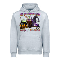 Heather Grey this witch needs coffee before any hocus pocus Urban Hoodie - BarkalooDesign
