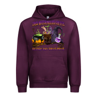 Mauve Wine this witch needs coffee before any hocus pocus Urban Hoodie - BarkalooDesign