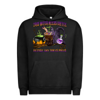 Pigment Black this witch needs coffee before any hocus pocus Urban Hoodie - BarkalooDesign