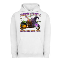 Pigment Lunar Rock this witch needs coffee before any hocus pocus Urban Hoodie - BarkalooDesign